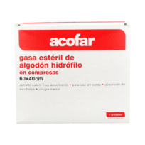 Acofar gasa estéril algodón...
